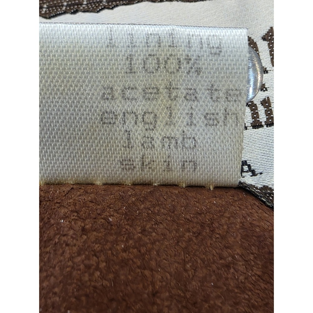 Continental Leather Fashions Vest Size 50  Made In The USA Leather Lamb Sku 82 - Picture 9 of 9